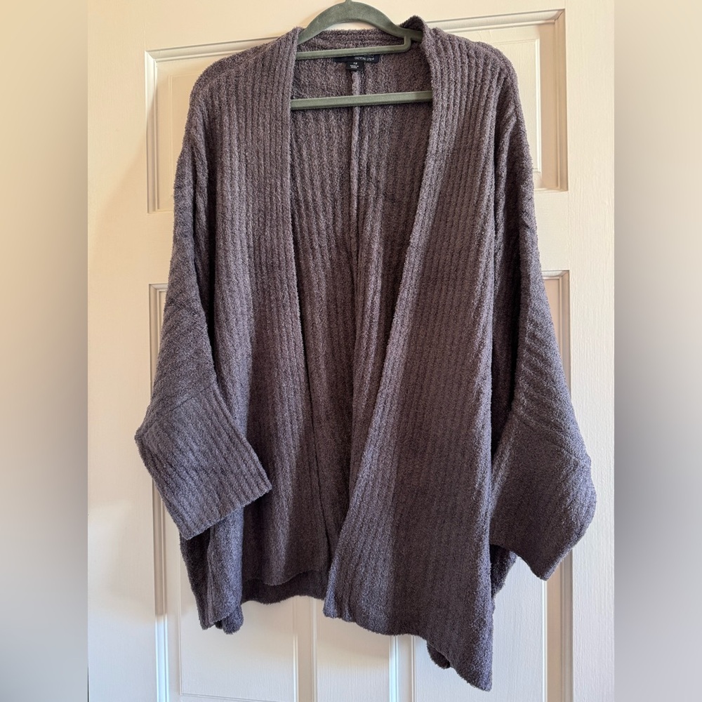 Barefoot Dreams CozyChic Lite Ribbed Shrug Cardi, 1X